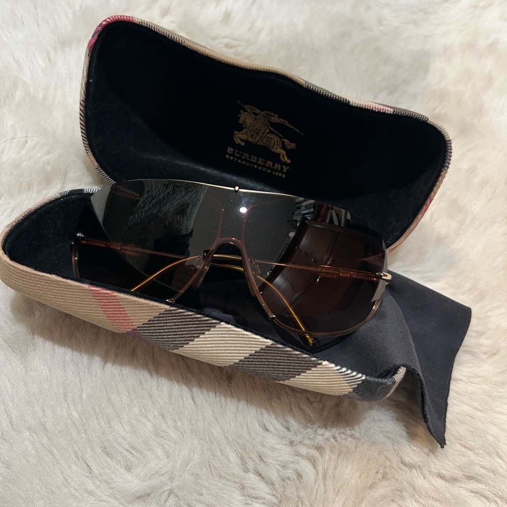 Burberry shield sunglasses